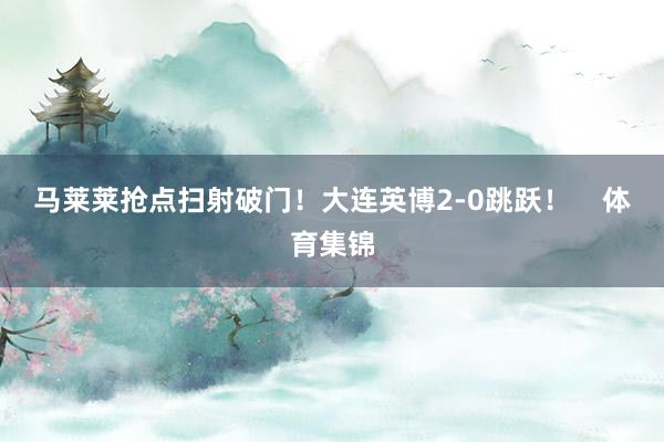 马莱莱抢点扫射破门！大连英博2-0跳跃！    体育集锦