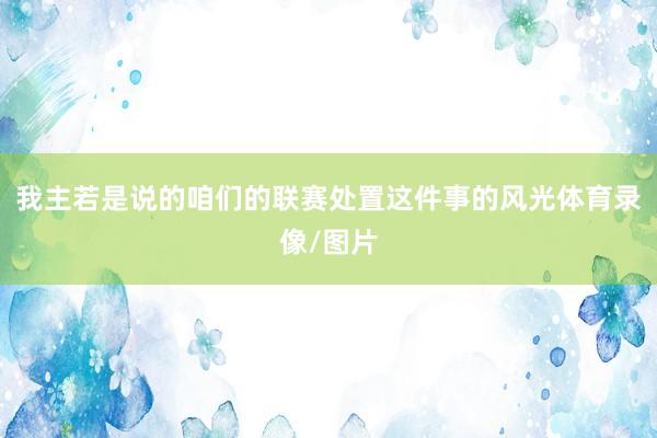 我主若是说的咱们的联赛处置这件事的风光体育录像/图片