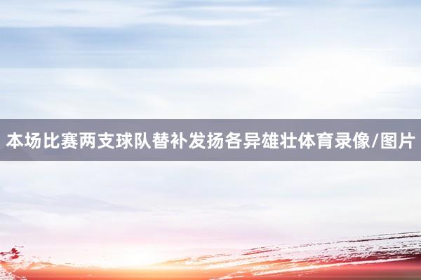 本场比赛两支球队替补发扬各异雄壮体育录像/图片