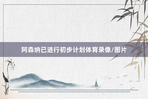 阿森纳已进行初步计划体育录像/图片
