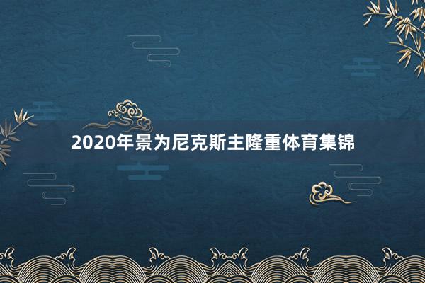 2020年景为尼克斯主隆重体育集锦