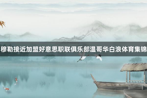 穆勒接近加盟好意思职联俱乐部温哥华白浪体育集锦