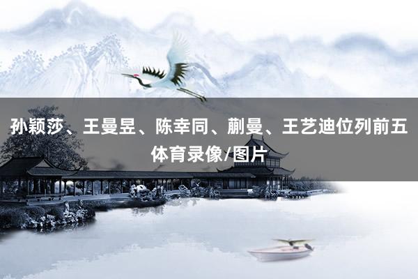 孙颖莎、王曼昱、陈幸同、蒯曼、王艺迪位列前五体育录像/图片