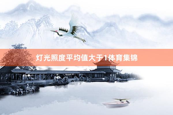 灯光照度平均值大于1体育集锦