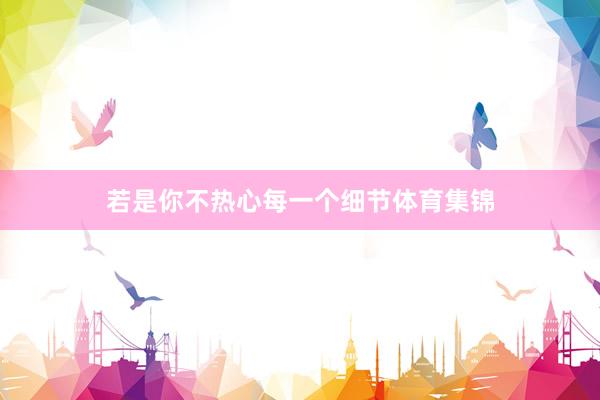 若是你不热心每一个细节体育集锦