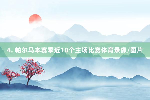 4. 帕尔马本赛季近10个主场比赛体育录像/图片