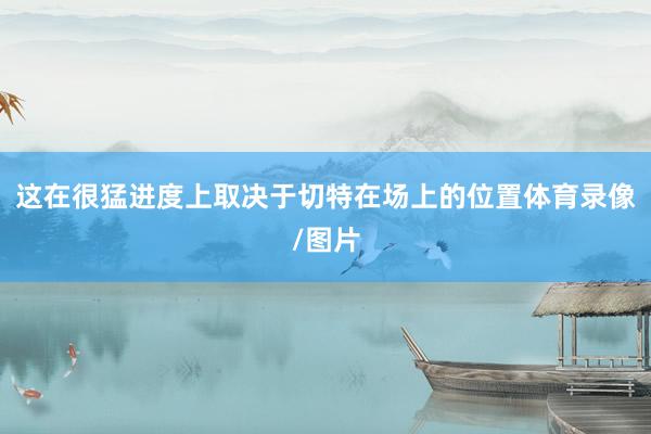 这在很猛进度上取决于切特在场上的位置体育录像/图片