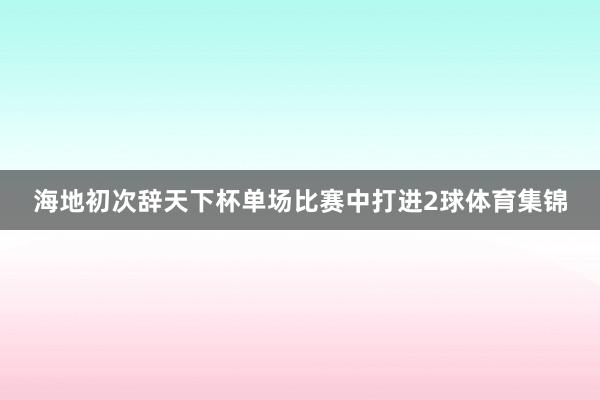 海地初次辞天下杯单场比赛中打进2球体育集锦